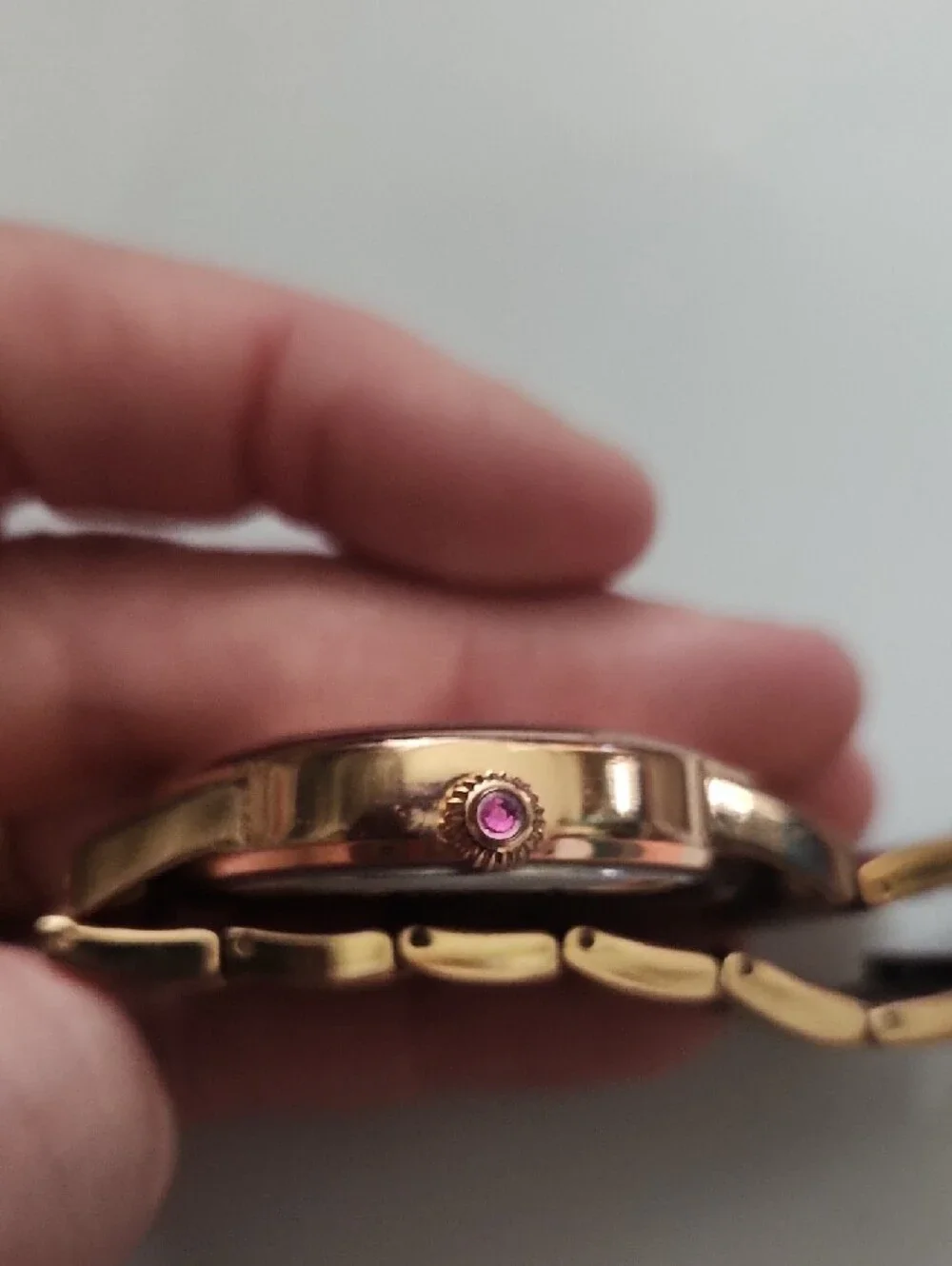 Betsey Johnson Rose Gold and White Women's Watch with Pink Heart‎ Hand